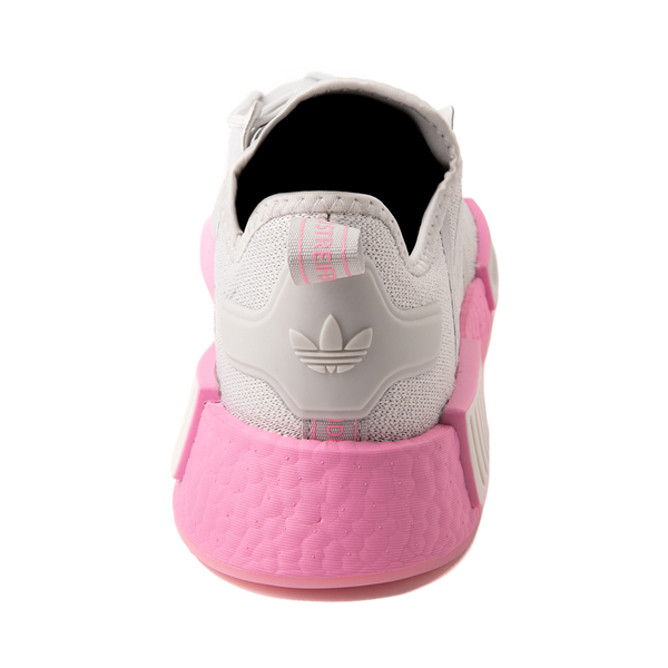 alternate view Womens adidas NMD R1 Athletic Shoe - Gray / Bliss PinkALT4