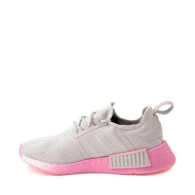 Alternate view of Womens adidas NMD R1 Athletic Shoe - Gray / Bliss Pink