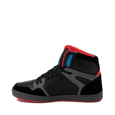 Alternate view of Mens DVS Honcho Skate Shoe - Black / Charcoal / Fiery Red