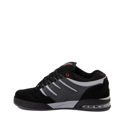 Alternate view of Mens DVS Tycho Skate Shoe - Black / Charcoal / Red