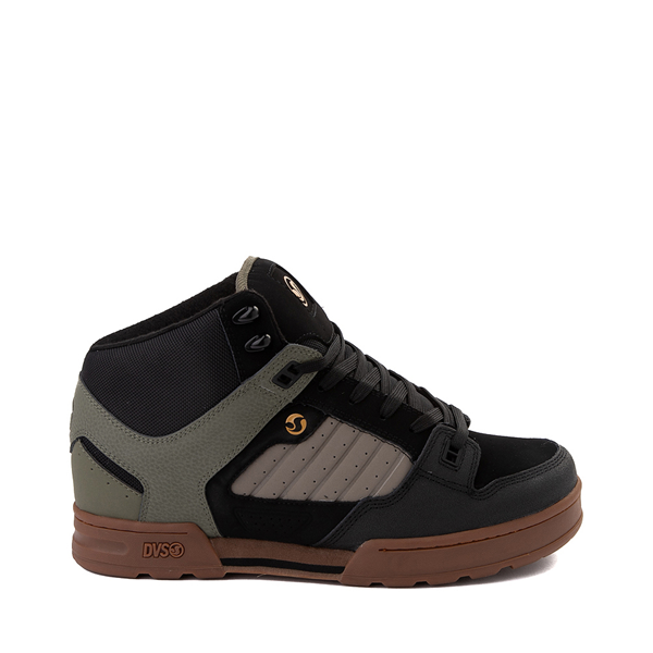 Mens DVS Militia Boot Skate Shoe - Black / Olive / Brindle