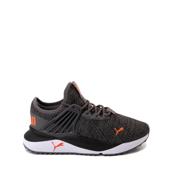 Main view of PUMA Pacer Future Double Knit Athletic Shoe - Little Kid / Big Kid - Gray