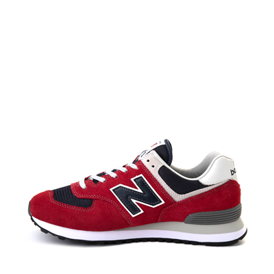 Alternate view of Mens New Balance 574 Athletic Shoe - Red / Navy