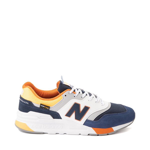 Main view of Mens New Balance 997H Athletic Shoe - Moon Shadow / Vibrant Apricot