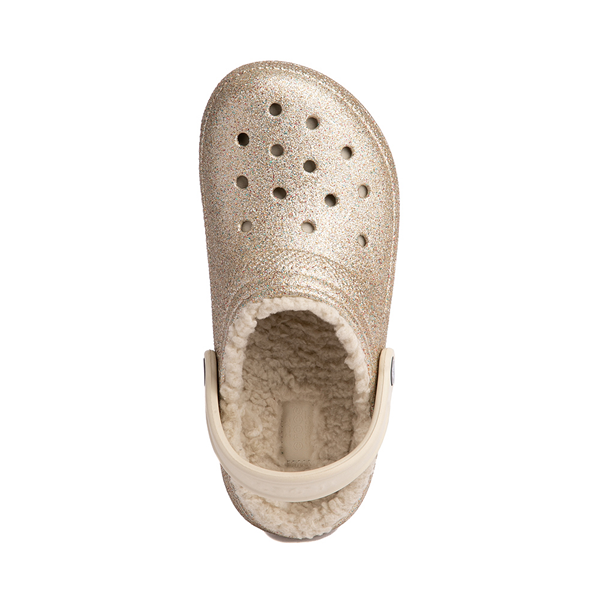 Crocs Unisex Classic Glitter Lined Clog - Multi / Gold