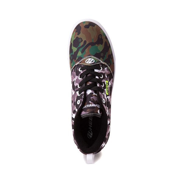 alternate view Mens Heelys Pro 20 Skate Shoe - Black / Green / Gray CamoALT2