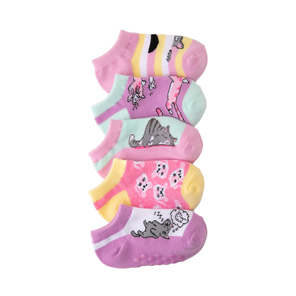 Main view of Cat And Mouse Gripper Footies 5 Pack - Toddler - Multicolor