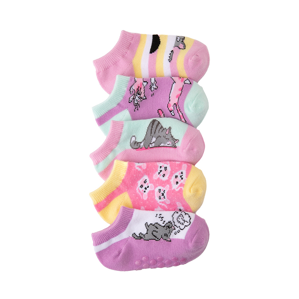 Cat And Mouse Gripper Footies 5 Pack - Toddler - Multicolor