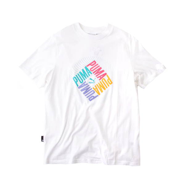 Main view of Mens Sportswear by PUMA Graphic Tee - White