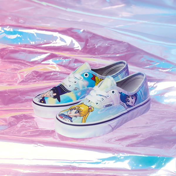 alternate view Vans x Sailor Moon Authentic Skate Shoe - Little Kid - MulticolorALT1B