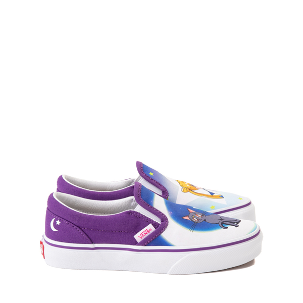 alternate view Vans x Sailor Moon Slip-On Skate Shoe - Little Kid - PurpleALT2