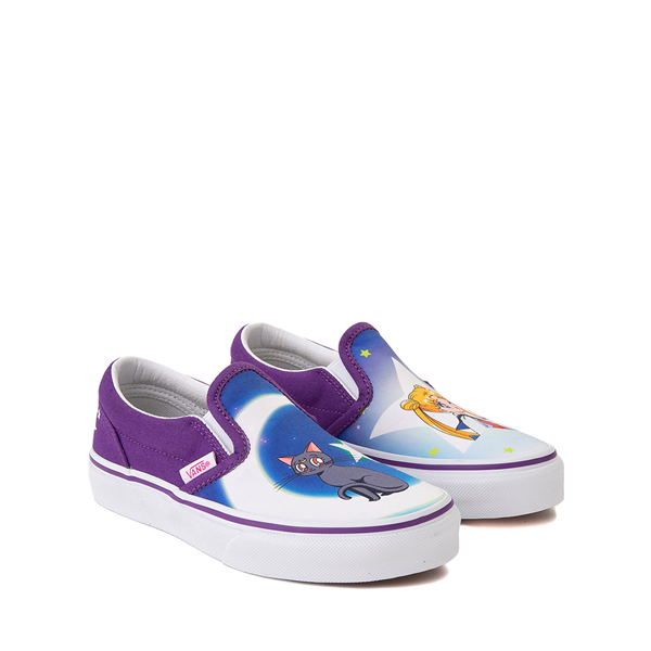 alternate view Vans x Sailor Moon Slip-On Skate Shoe - Little Kid - PurpleALT5