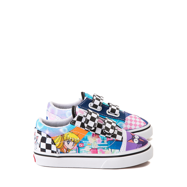 Main view of Vans x Sailor Moon Old Skool V Skate Shoe - Baby / Toddler - Patchwork