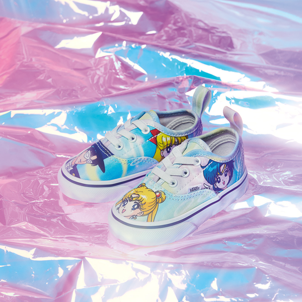 alternate view Vans x Sailor Moon Authentic Skate Shoe - Baby / Toddler - MulticolorALT1B