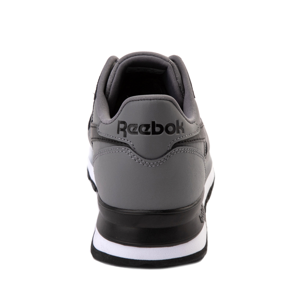 alternate view Reebok Classic Leather Clip Athletic Shoe - Big Kid - GrayALT4