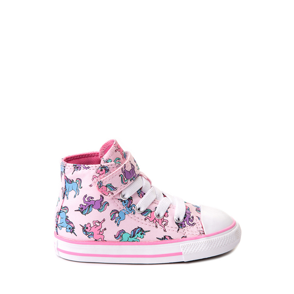 Main view of Converse Chuck Taylor All Star 1V Unicorns Hi Sneaker - Baby / Toddler - Pink Foam