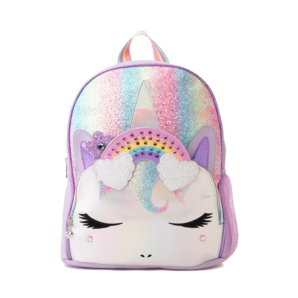 Main view of Unicorn Mini Backpack - Purple / Rainbow