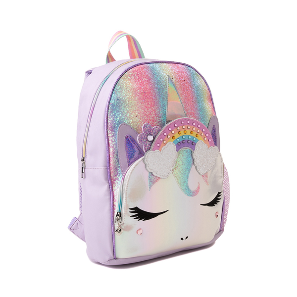 alternate view Unicorn Mini Backpack - Purple / RainbowALT4B