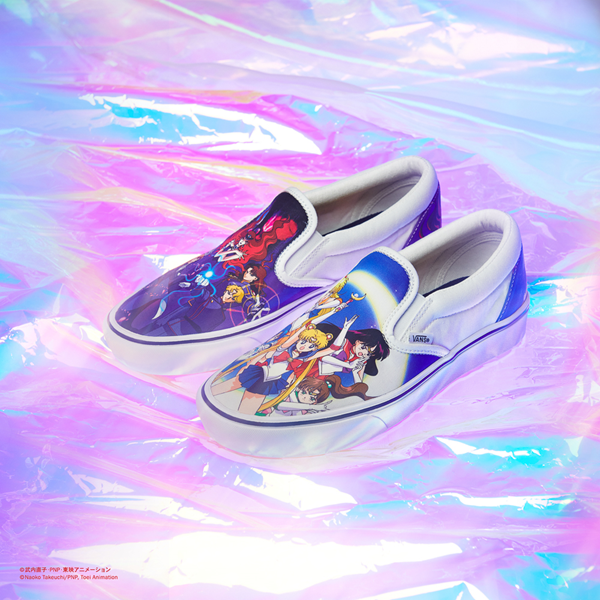 alternate view Vans x Sailor Moon Slip On ComfyCush® Skate Shoe - MulticolorALT1B