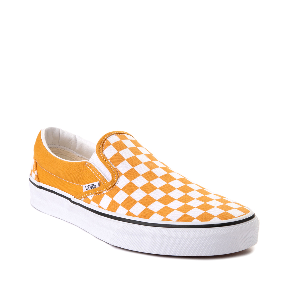 Vans Slip-On Checkerboard Skate - Golden Yellow |