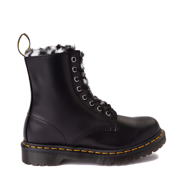 Womens Dr. Martens 1460 8 Eye Serena Boot Black Zebra Journeys