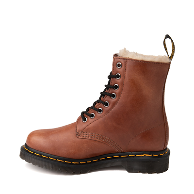 Alternate view of Womens Dr. Martens 1460 8-Eye Serena Boot - Saddle Tan