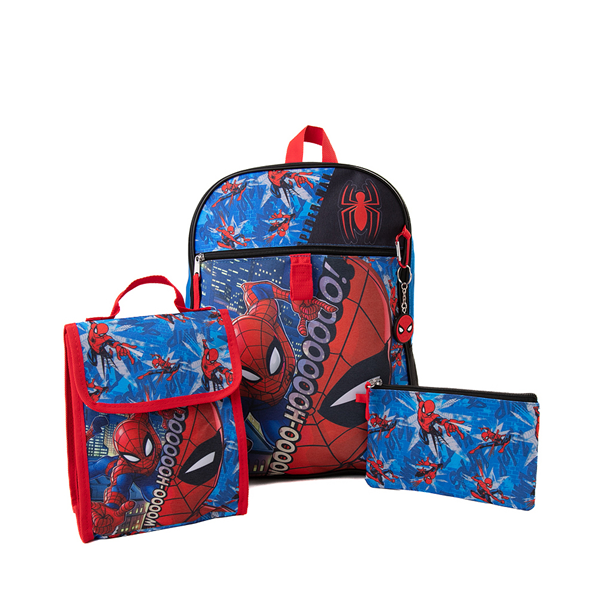 Main view of Marvel Spider-Man Backpack Set - Blue / Red