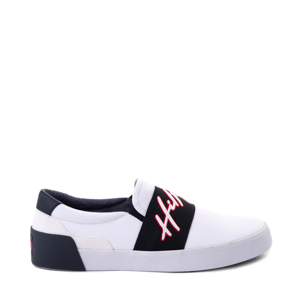Mens Tommy Hilfiger Realist Slip On Casual Shoe - White