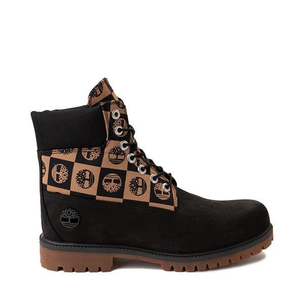 Main view of Mens Timberland 6&quot; Classic Patchwork Boot - Black