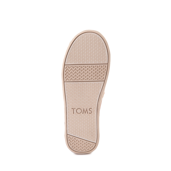 alternate view TOMS Alpargata Glitter Slip On Casual Shoe - Little Kid / Big Kid - Rose GoldALT3