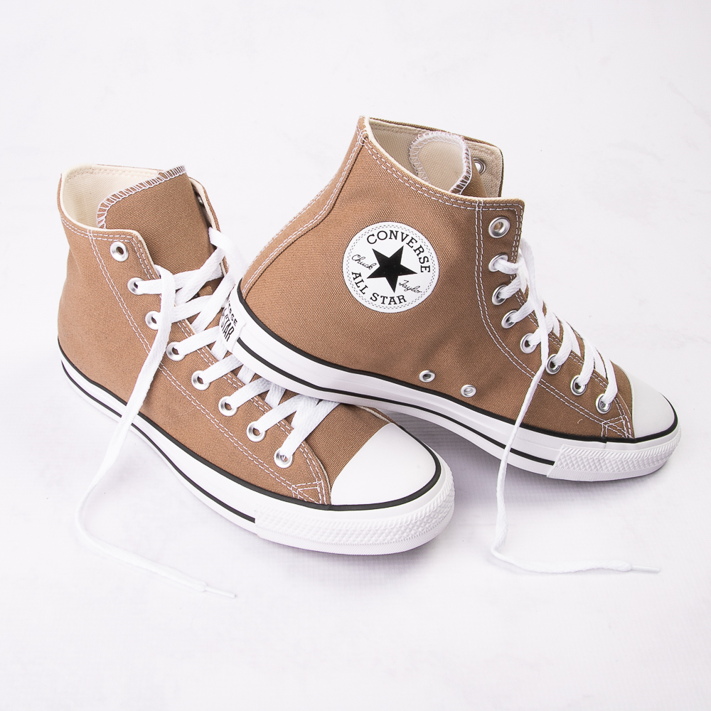 Converse high beige hot sale