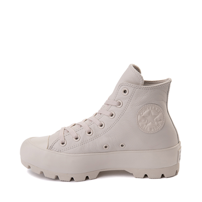 Alternate view of Womens Converse Chuck Taylor All Star Hi Lugged Leather Sneaker - Desert Sand Monochrome