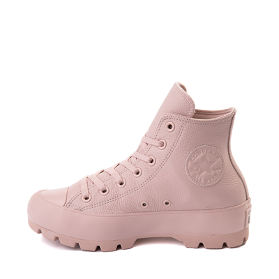 Alternate view of Womens Converse Chuck Taylor All Star Hi Lugged Leather Sneaker - Mauve Monochrome
