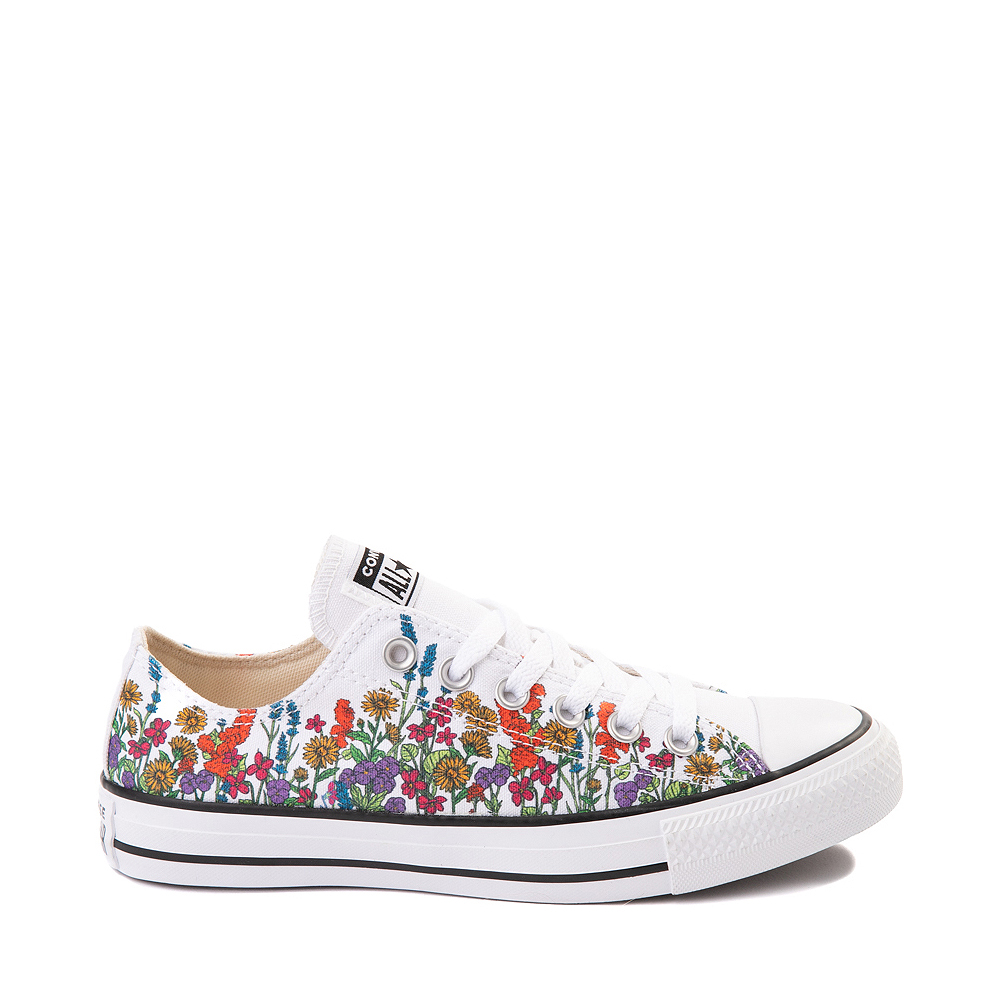 Converse Chuck Taylor All Star Lo Sneaker - White / Wildflowers