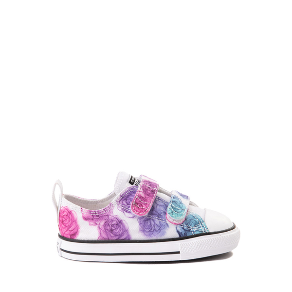 Main view of Converse Chuck Taylor All Star 2V Watercolor Roses Lo Sneaker - Baby / Toddler - White / Prime Pink