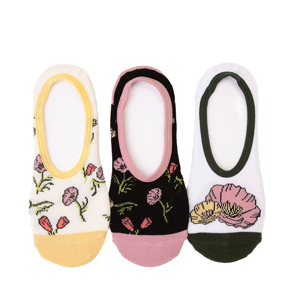 Main view of Womens Vans Ditsy Floral Canoodle Liners 3 Pack - Multicolor
