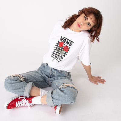 Vans rose mark boyfriend tee sale