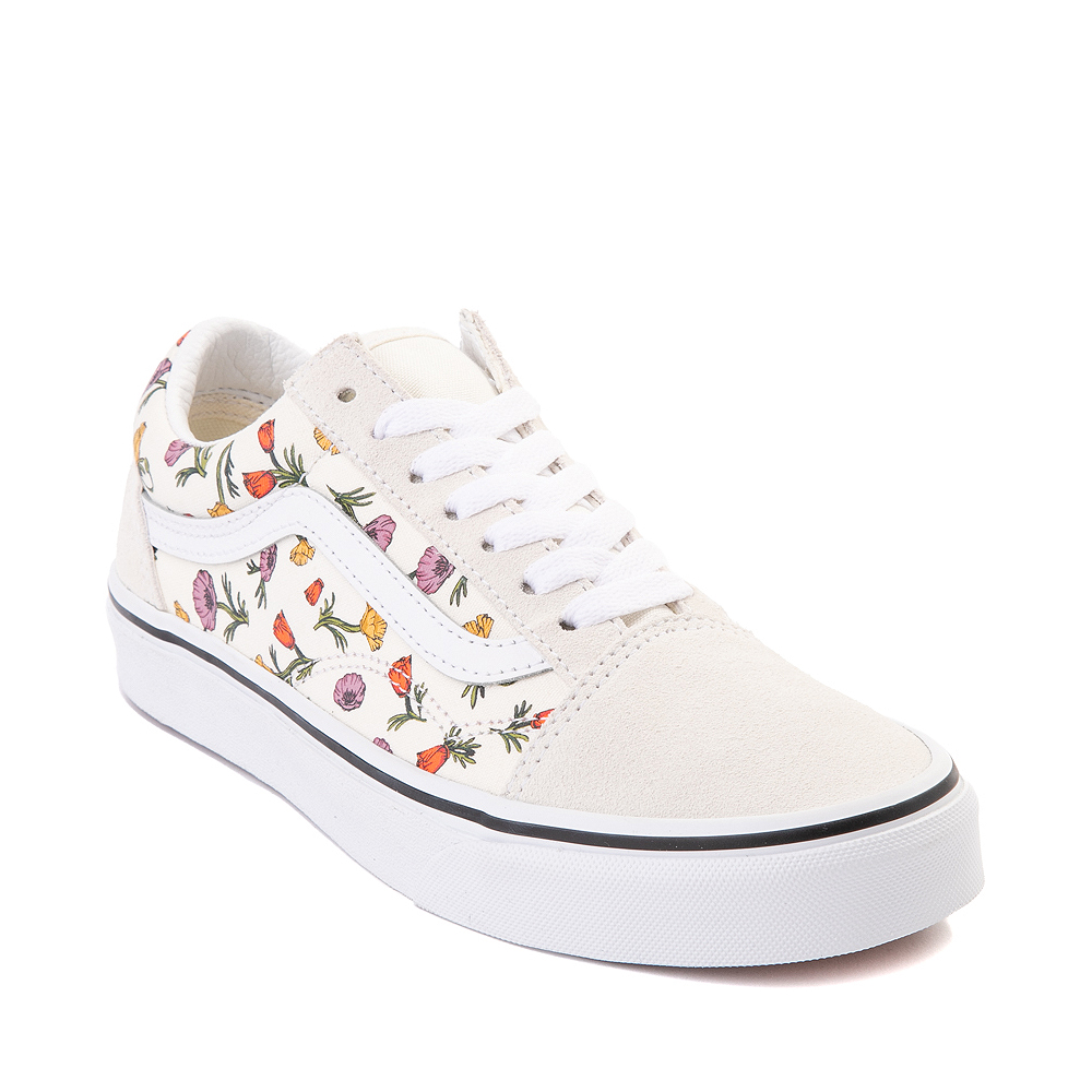 Vans Old Skool Skate Shoe - Poppy Floral / Cream | Journeys