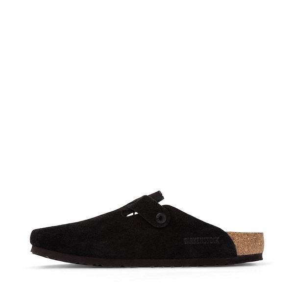 Mens Birkenstock Boston Soft Footbed Clog - Black