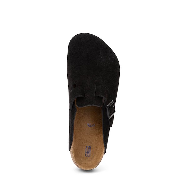 Mens Birkenstock Boston Soft Footbed Clog - Black