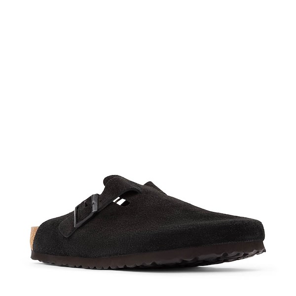 Mens Birkenstock Boston Soft Footbed Clog - Black