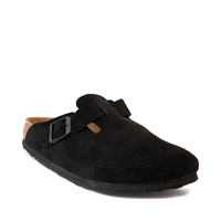 Womens Birkenstock Boston Soft Footbed Clog - Black | Journeys