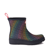 Womens Hunter Play Logo Rain Boot - Navy / Rainbow X-Ray