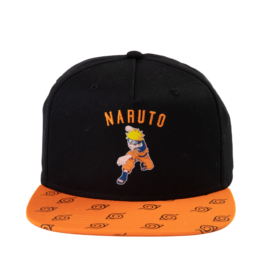 Naruto Snapback Cap - Black / Orange