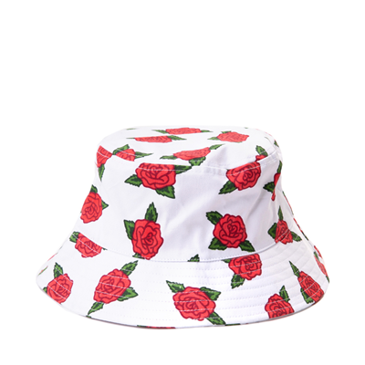 Alternate view of Rose Bucket Hat - White
