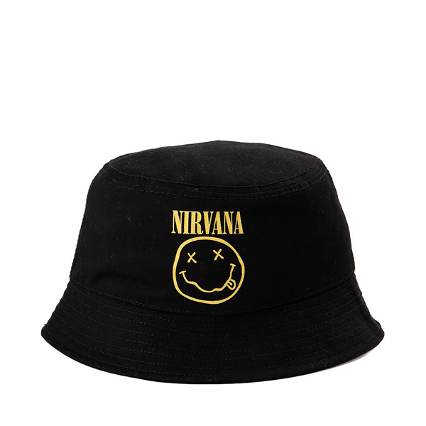 Main view of Nirvana Bucket Hat - Black