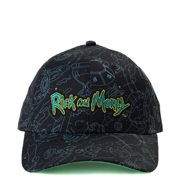 Main view of Rick And Morty Dad Hat - Black