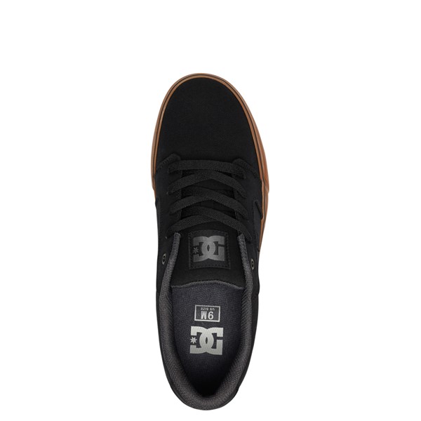 alternate view Mens DC Anvil Skate Shoe - Black / GumALT2