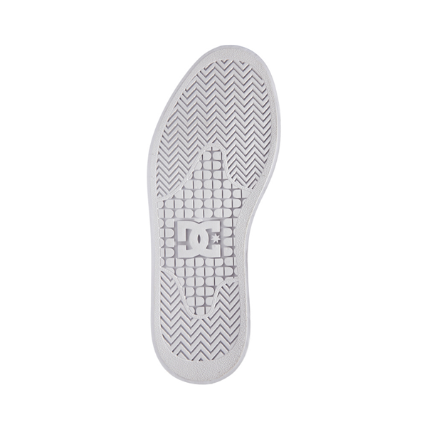 alternate view Womens DC Manual Platform Skate Shoe - White MonochromeALT3