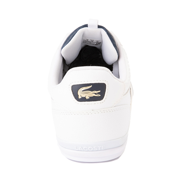alternate view Mens Lacoste Chaymon Sneaker - White / NavyALT4